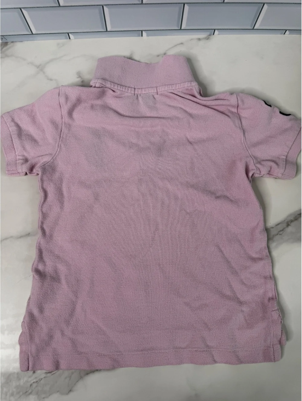 Polo Ralph Lauren Boys 4/4T Pink Cotton Big Pony Short Sleeve Polo Shirt